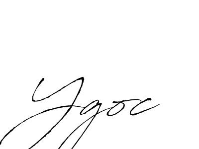 Create a beautiful signature design for name Ygoc. With this signature (Antro_Vectra) fonts, you can make a handwritten signature for free. Ygoc signature style 6 images and pictures png