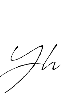 Similarly Antro_Vectra is the best handwritten signature design. Signature creator online .You can use it as an online autograph creator for name Yh. Yh signature style 6 images and pictures png