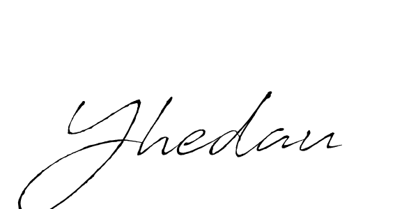 How to make Yhedau name signature. Use Antro_Vectra style for creating short signs online. This is the latest handwritten sign. Yhedau signature style 6 images and pictures png