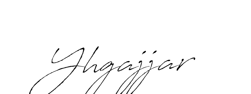 Design your own signature with our free online signature maker. With this signature software, you can create a handwritten (Antro_Vectra) signature for name Yhgajjar. Yhgajjar signature style 6 images and pictures png