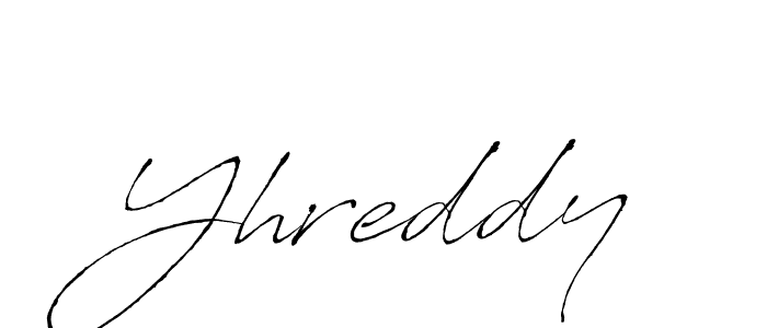 It looks lik you need a new signature style for name Yhreddy. Design unique handwritten (Antro_Vectra) signature with our free signature maker in just a few clicks. Yhreddy signature style 6 images and pictures png