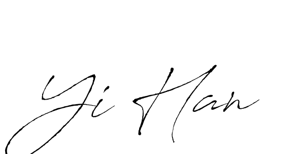 You should practise on your own different ways (Antro_Vectra) to write your name (Yi Han) in signature. don't let someone else do it for you. Yi Han signature style 6 images and pictures png