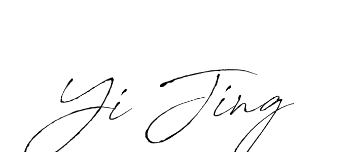 if you are searching for the best signature style for your name Yi Jing. so please give up your signature search. here we have designed multiple signature styles  using Antro_Vectra. Yi Jing signature style 6 images and pictures png