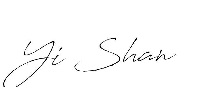 The best way (Antro_Vectra) to make a short signature is to pick only two or three words in your name. The name Yi Shan include a total of six letters. For converting this name. Yi Shan signature style 6 images and pictures png