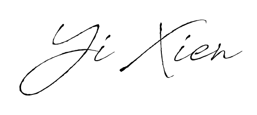 Similarly Antro_Vectra is the best handwritten signature design. Signature creator online. You can use it as an online autograph creator for name Yi Xien. Yi Xien signature style 6 images and pictures png