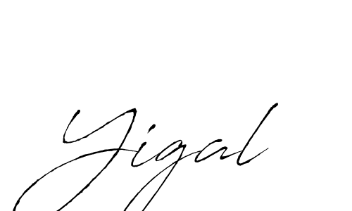 How to make Yigal name signature. Use Antro_Vectra style for creating short signs online. This is the latest handwritten sign. Yigal signature style 6 images and pictures png