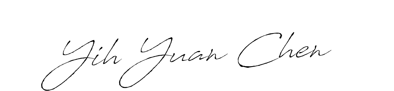 Make a beautiful signature design for name Yih Yuan Chen. With this signature (Antro_Vectra) style, you can create a handwritten signature for free. Yih Yuan Chen signature style 6 images and pictures png