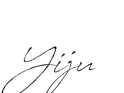 Design your own signature with our free online signature maker. With this signature software, you can create a handwritten (Antro_Vectra) signature for name Yiju. Yiju signature style 6 images and pictures png