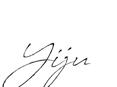 You should practise on your own different ways (Antro_Vectra) to write your name (Yiju) in signature. don't let someone else do it for you. Yiju signature style 6 images and pictures png