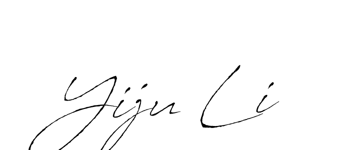 This is the best signature style for the Yiju Li name. Also you like these signature font (Antro_Vectra). Mix name signature. Yiju Li signature style 6 images and pictures png