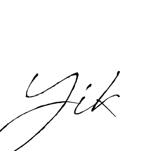 Best and Professional Signature Style for Yik. Antro_Vectra Best Signature Style Collection. Yik signature style 6 images and pictures png