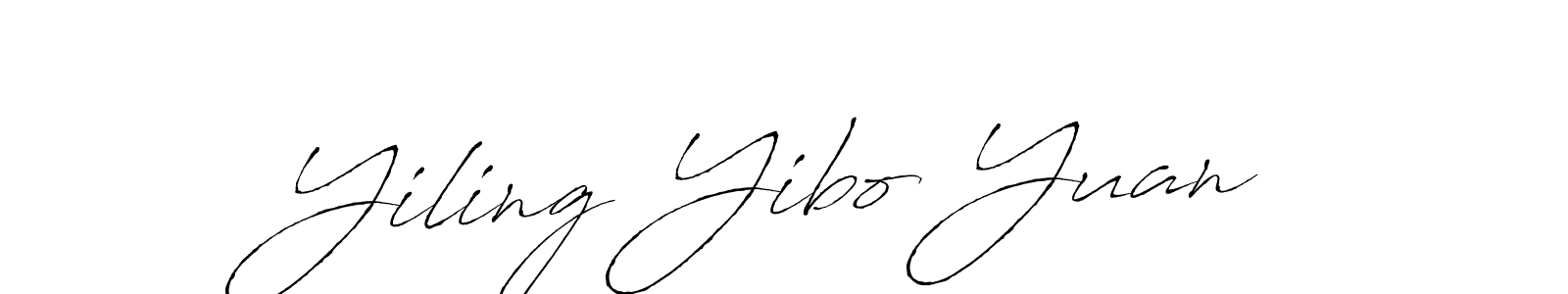 Design your own signature with our free online signature maker. With this signature software, you can create a handwritten (Antro_Vectra) signature for name Yiling Yibo Yuan. Yiling Yibo Yuan signature style 6 images and pictures png