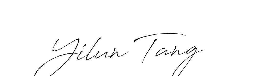 It looks lik you need a new signature style for name Yilun Tang. Design unique handwritten (Antro_Vectra) signature with our free signature maker in just a few clicks. Yilun Tang signature style 6 images and pictures png