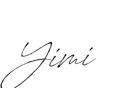 Make a beautiful signature design for name Yimi. With this signature (Antro_Vectra) style, you can create a handwritten signature for free. Yimi signature style 6 images and pictures png