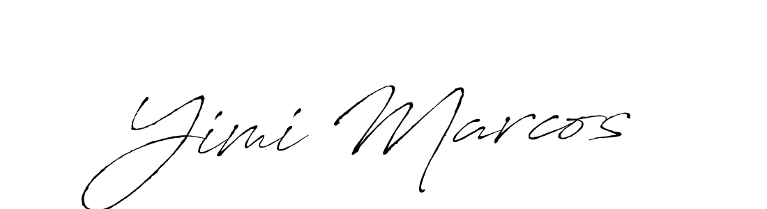 The best way (Antro_Vectra) to make a short signature is to pick only two or three words in your name. The name Yimi Marcos include a total of six letters. For converting this name. Yimi Marcos signature style 6 images and pictures png
