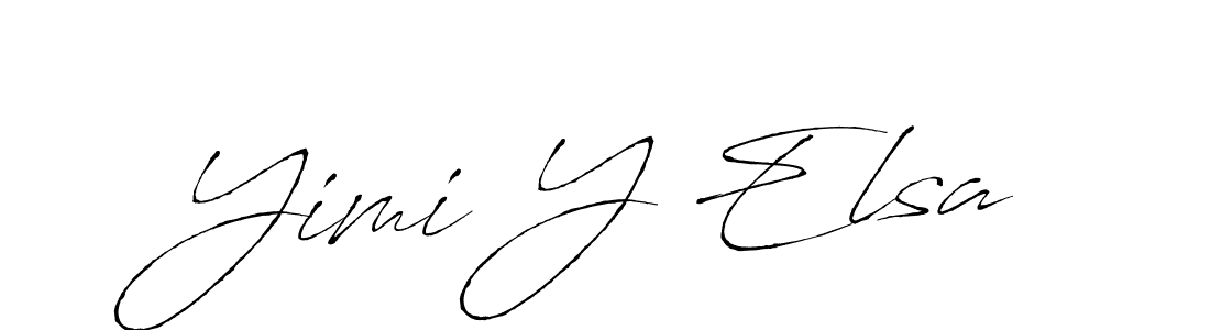 Similarly Antro_Vectra is the best handwritten signature design. Signature creator online .You can use it as an online autograph creator for name Yimi Y Elsa. Yimi Y Elsa signature style 6 images and pictures png