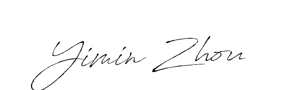 Antro_Vectra is a professional signature style that is perfect for those who want to add a touch of class to their signature. It is also a great choice for those who want to make their signature more unique. Get Yimin Zhou name to fancy signature for free. Yimin Zhou signature style 6 images and pictures png