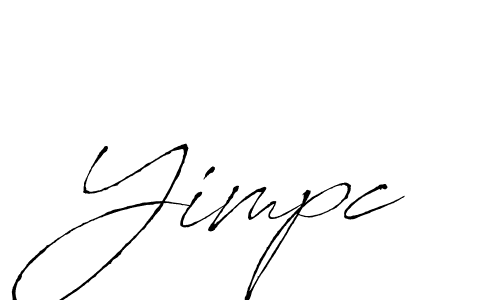 How to make Yimpc name signature. Use Antro_Vectra style for creating short signs online. This is the latest handwritten sign. Yimpc signature style 6 images and pictures png