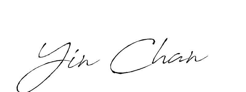 You should practise on your own different ways (Antro_Vectra) to write your name (Yin Chan) in signature. don't let someone else do it for you. Yin Chan signature style 6 images and pictures png