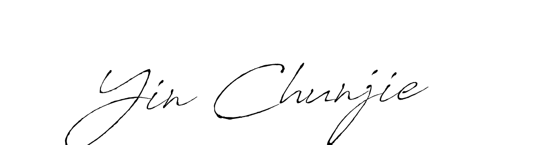 Once you've used our free online signature maker to create your best signature Antro_Vectra style, it's time to enjoy all of the benefits that Yin Chunjie name signing documents. Yin Chunjie signature style 6 images and pictures png