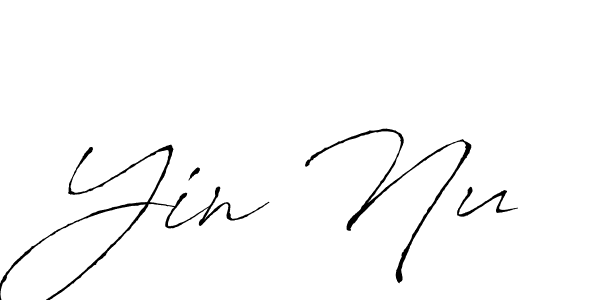 How to make Yin Nu signature? Antro_Vectra is a professional autograph style. Create handwritten signature for Yin Nu name. Yin Nu signature style 6 images and pictures png