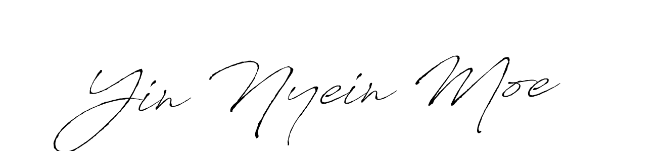 Also we have Yin Nyein Moe name is the best signature style. Create professional handwritten signature collection using Antro_Vectra autograph style. Yin Nyein Moe signature style 6 images and pictures png