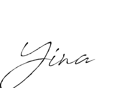 The best way (Antro_Vectra) to make a short signature is to pick only two or three words in your name. The name Yina include a total of six letters. For converting this name. Yina signature style 6 images and pictures png