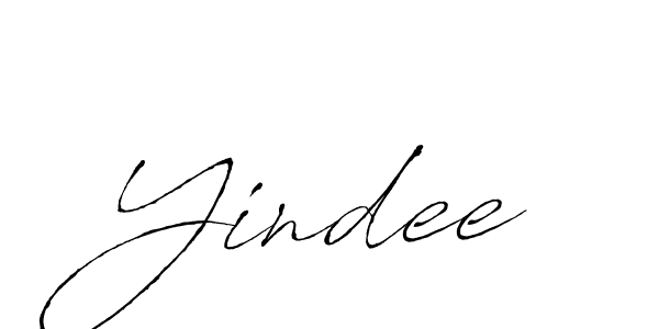 Also we have Yindee name is the best signature style. Create professional handwritten signature collection using Antro_Vectra autograph style. Yindee signature style 6 images and pictures png