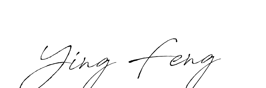 How to make Ying Feng signature? Antro_Vectra is a professional autograph style. Create handwritten signature for Ying Feng name. Ying Feng signature style 6 images and pictures png