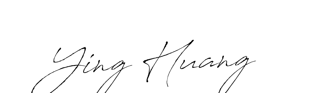 Ying Huang stylish signature style. Best Handwritten Sign (Antro_Vectra) for my name. Handwritten Signature Collection Ideas for my name Ying Huang. Ying Huang signature style 6 images and pictures png