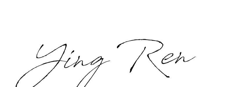 Create a beautiful signature design for name Ying Ren. With this signature (Antro_Vectra) fonts, you can make a handwritten signature for free. Ying Ren signature style 6 images and pictures png