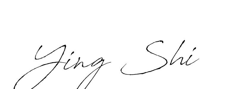 How to make Ying Shi signature? Antro_Vectra is a professional autograph style. Create handwritten signature for Ying Shi name. Ying Shi signature style 6 images and pictures png