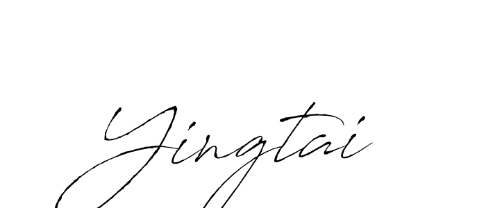You should practise on your own different ways (Antro_Vectra) to write your name (Yingtai) in signature. don't let someone else do it for you. Yingtai signature style 6 images and pictures png
