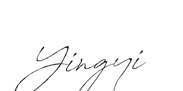 Antro_Vectra is a professional signature style that is perfect for those who want to add a touch of class to their signature. It is also a great choice for those who want to make their signature more unique. Get Yingyi name to fancy signature for free. Yingyi signature style 6 images and pictures png