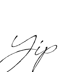 How to make Yip name signature. Use Antro_Vectra style for creating short signs online. This is the latest handwritten sign. Yip signature style 6 images and pictures png