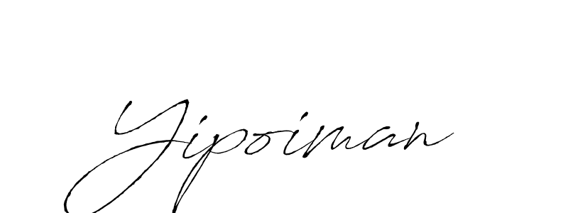 Create a beautiful signature design for name Yipoiman. With this signature (Antro_Vectra) fonts, you can make a handwritten signature for free. Yipoiman signature style 6 images and pictures png