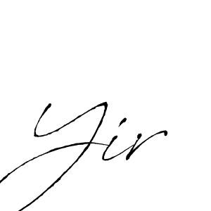 Yir stylish signature style. Best Handwritten Sign (Antro_Vectra) for my name. Handwritten Signature Collection Ideas for my name Yir. Yir signature style 6 images and pictures png