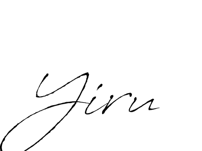 Use a signature maker to create a handwritten signature online. With this signature software, you can design (Antro_Vectra) your own signature for name Yiru. Yiru signature style 6 images and pictures png