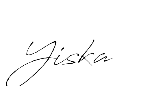 Make a beautiful signature design for name Yiska. With this signature (Antro_Vectra) style, you can create a handwritten signature for free. Yiska signature style 6 images and pictures png