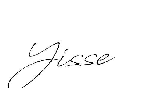 Make a beautiful signature design for name Yisse. With this signature (Antro_Vectra) style, you can create a handwritten signature for free. Yisse signature style 6 images and pictures png