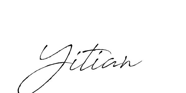 Also You can easily find your signature by using the search form. We will create Yitian name handwritten signature images for you free of cost using Antro_Vectra sign style. Yitian signature style 6 images and pictures png