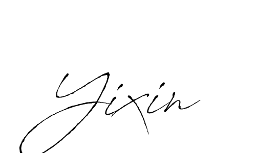 Create a beautiful signature design for name Yixin. With this signature (Antro_Vectra) fonts, you can make a handwritten signature for free. Yixin signature style 6 images and pictures png