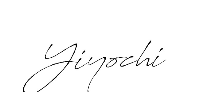 Make a beautiful signature design for name Yiyochi. With this signature (Antro_Vectra) style, you can create a handwritten signature for free. Yiyochi signature style 6 images and pictures png