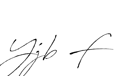 Create a beautiful signature design for name Yjb F. With this signature (Antro_Vectra) fonts, you can make a handwritten signature for free. Yjb F signature style 6 images and pictures png