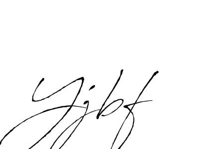 Make a beautiful signature design for name Yjbf. With this signature (Antro_Vectra) style, you can create a handwritten signature for free. Yjbf signature style 6 images and pictures png