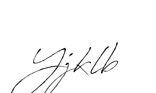 How to make Yjklb signature? Antro_Vectra is a professional autograph style. Create handwritten signature for Yjklb name. Yjklb signature style 6 images and pictures png