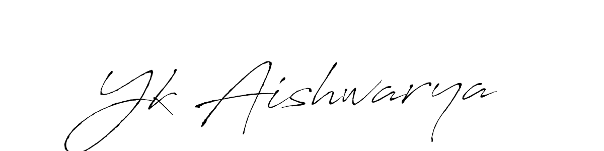 It looks lik you need a new signature style for name Yk Aishwarya. Design unique handwritten (Antro_Vectra) signature with our free signature maker in just a few clicks. Yk Aishwarya signature style 6 images and pictures png