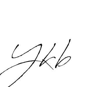 You should practise on your own different ways (Antro_Vectra) to write your name (Ykb) in signature. don't let someone else do it for you. Ykb signature style 6 images and pictures png