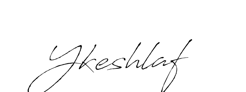 Use a signature maker to create a handwritten signature online. With this signature software, you can design (Antro_Vectra) your own signature for name Ykeshlaf. Ykeshlaf signature style 6 images and pictures png