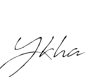 Once you've used our free online signature maker to create your best signature Antro_Vectra style, it's time to enjoy all of the benefits that Ykha name signing documents. Ykha signature style 6 images and pictures png